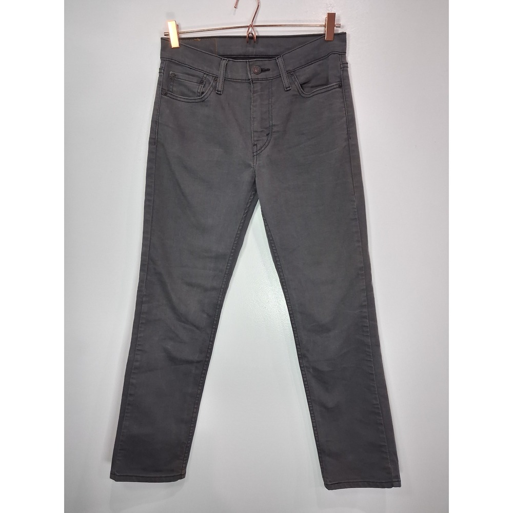 Levis‎ 511 Slim Fit Charcoal Gray Pants Mens 30x30 04511-2272 Stretch Denim